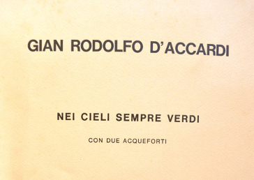 Nei cieli sempre verdi [In the Evergreen Skies]